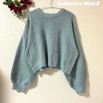 Samansa Mos2 와플 니트 F