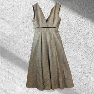 내추럴 뷰티 베이직 M 오버롤 스커트 슬리브리스 원피스