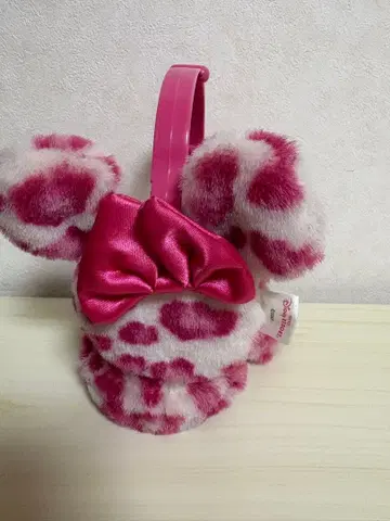 디즈니 미니 레오파드 무늬 귀도리