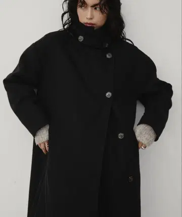 Aunt Marie's 스탠드 카라 3WAY 롱 코트