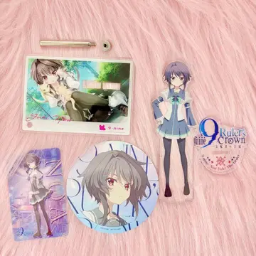 *9-nine- 유키 키아 아크릴 스탠드 캔뱃지 홀더 코스터 카드*