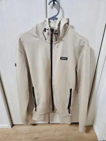 BRIEFING 지퍼 후드티 베이지 M