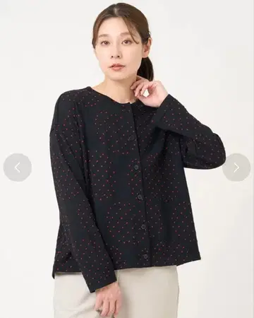 미사용 GIANNI LO GIUDICE 가디건 울 혼방