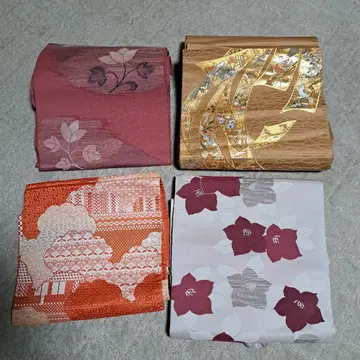 후쿠로 오비 1점과 나고야 오비 3점