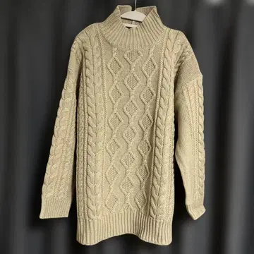 eversince 베이지 니트 스웨터 사이즈 F