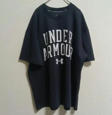 미사용 UA 오버 사이즈 그래픽 숏 슬리브 T셔츠 XL