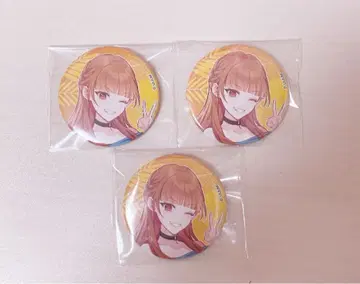 캐릭터 캔뱃지 3개 세트