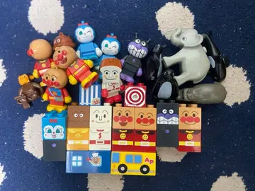 호빵맨과 블록 피규어 세트