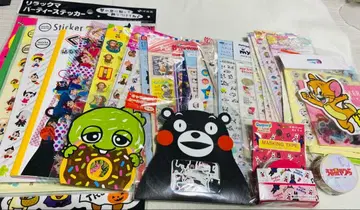 미사용 캐릭터 씰 외 약 50점