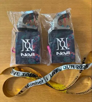 넘버아이 응원봉 2개 세트 은색 테이프 포함 number_i