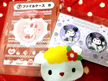 헬로키티 제일복권 파일 케이스 B 쿠로미 한정판 캔배치 피피