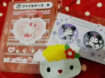헬로키티 제일복권 파일 케이스 B 쿠로미 한정판 캔배치 피피