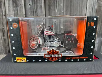 할리데이비슨 FLSTS 1:10 화이트 레드 Maistno