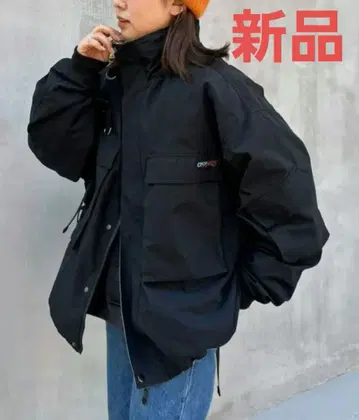 [ 새상품 ] CPCM 볼륨 숏 맘파 자켓 아우터 블랙 L