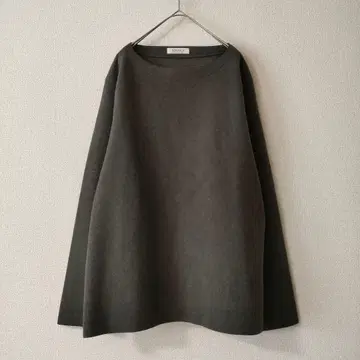 02204-0019 울 캐시미어 플리스 보트넥 풀오버