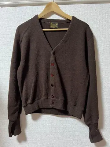 JC Penny 아크릴 가디건 S 브라운