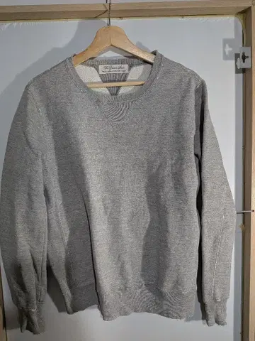 REMI RELIFE 레미레리프 그레이 맨투맨 데미지 빈티지