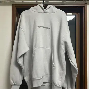 HTH 후드티 하트 로고 후디 그레이 프리 사이즈