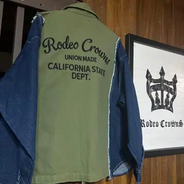 로데오 크라운 데님 셔츠