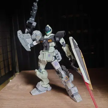 개조 건담 프라모델 hg 도색 완료 믹싱