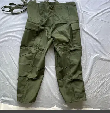 휴스턴 올리브 그린 카고 팬츠 복수 포켓
