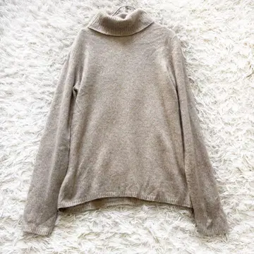 팜므 드 케르 캐시미어 100 긴팔 하이넥 니트 스웨터