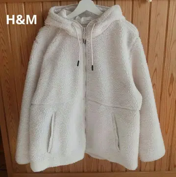 H&M 보아 플리스 후드 자켓