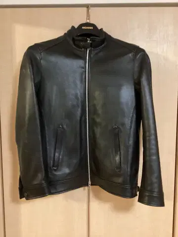 MEN'S BIGI TOKYO 블랙 가죽 자켓