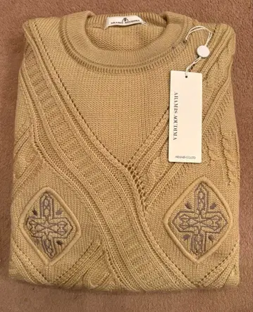 아라미스 베이지 니트 스웨터 LL