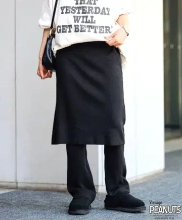 24AW 프레임워크 레깅스 포함 스커트