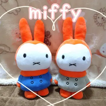 Miffy 봉제 인형 2세트 눈 오는 날의 미피