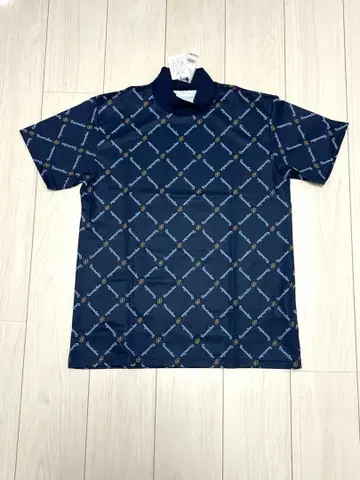 레저렉션 반팔 모크넥 네이비 L