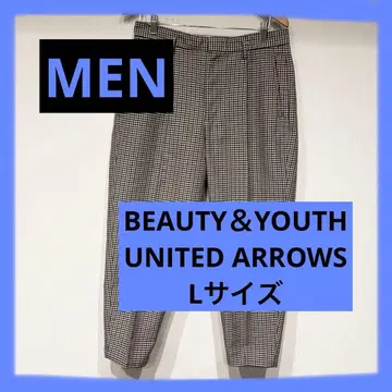 남성용 BEAUTY&YOUTH UNITED ARROWS 체크 팬츠