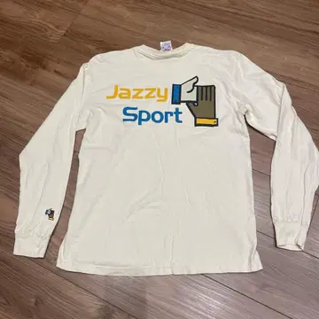 Jazzy Sport 긴팔 티셔츠 L 사이즈 크림색