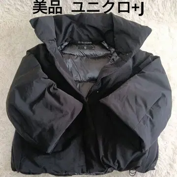 [ 새상품급 ] 유니클로+J 하이브리드 다운 자켓 L 질 샌더 블랙