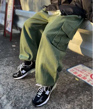 새상품 SETUP7 M-65 밀리터리 카고 팬츠 카키 F