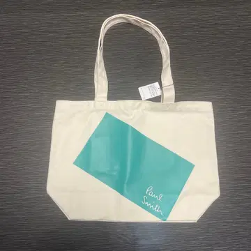 Paul Smith 토트백 아이보리/터콰이즈