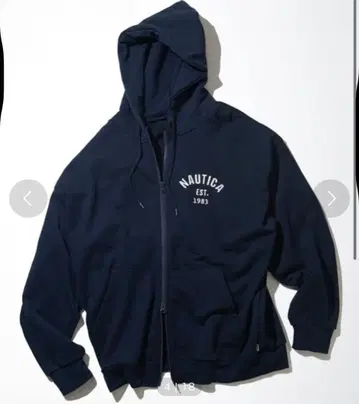 NAUTICA LogoFull Zip Sweat Hoodie