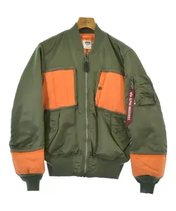 준야 와타나베 맨 밀리터리 블루종 남성용