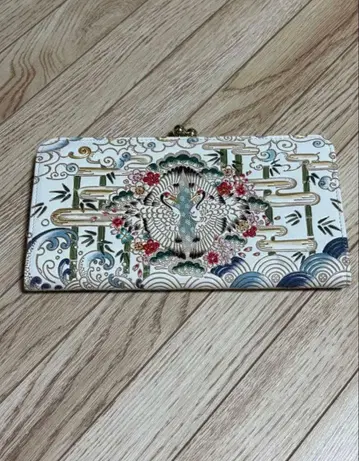 문고야 오제키 가마구치 장지갑 맞은 학