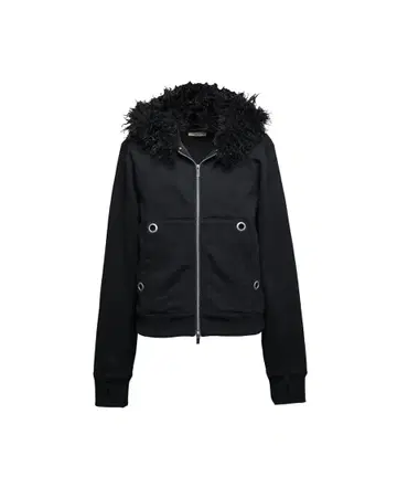 jentlouis 퍼 후드 집업 후디