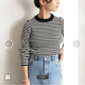 SLOBE IENA C/Ca 와이드 리브 풀오버 슬로브 이에나