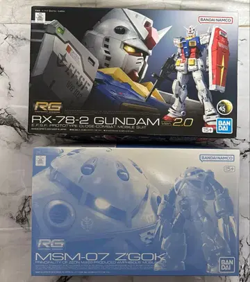 RG 1/144 RX-78-2 건담 Ver.2.0 & MSM-07 즈고크