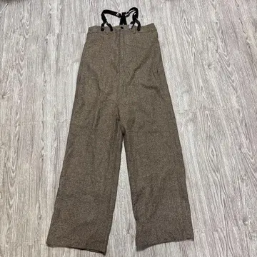 CANAL JEAN 살로펫 울 느낌 브라운 트위드