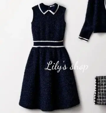 르네 니트 트위드 원피스