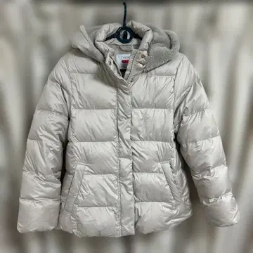 슈라루 후드 부착 발수 다운 자켓 M 라이트 그레이