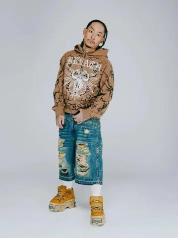 BREATH BADHOP TWIN HEAD ZIP UP HOODIE XL