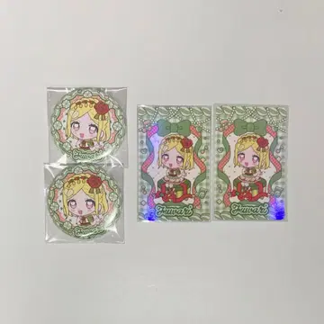 캐릭터핀 그린풍 후와리 캔뱃지 특전