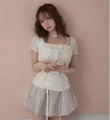 [정품] ANDMARY Claire set tops ivory