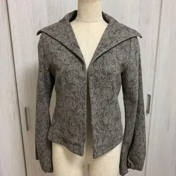 플레어 슬리브 테일러드 자켓 그레이, 베이지 계열